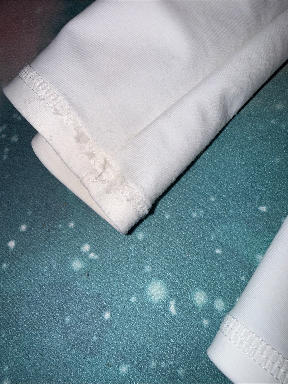 White Zip-Up Rash Guard Jacket 3t - Picture 6 of 7